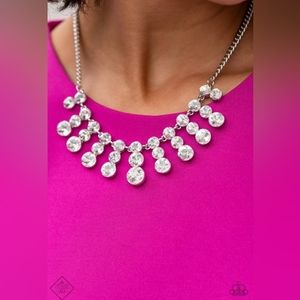 Celebrity Coulture White Necklace